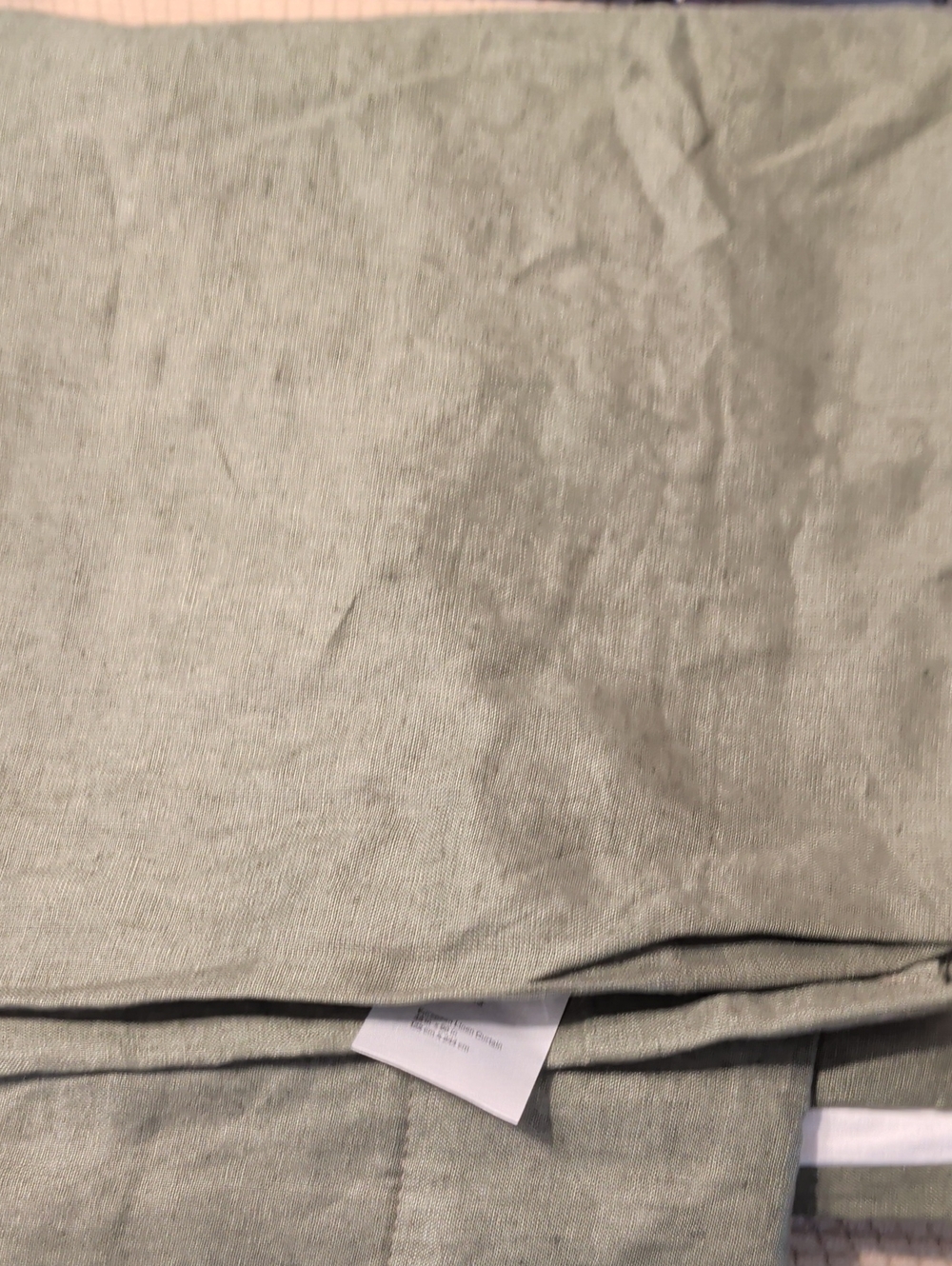 Quince European Linen Curtain Light Filtering Single Panel 48" x 96" NWOT - Picture 7 of 8